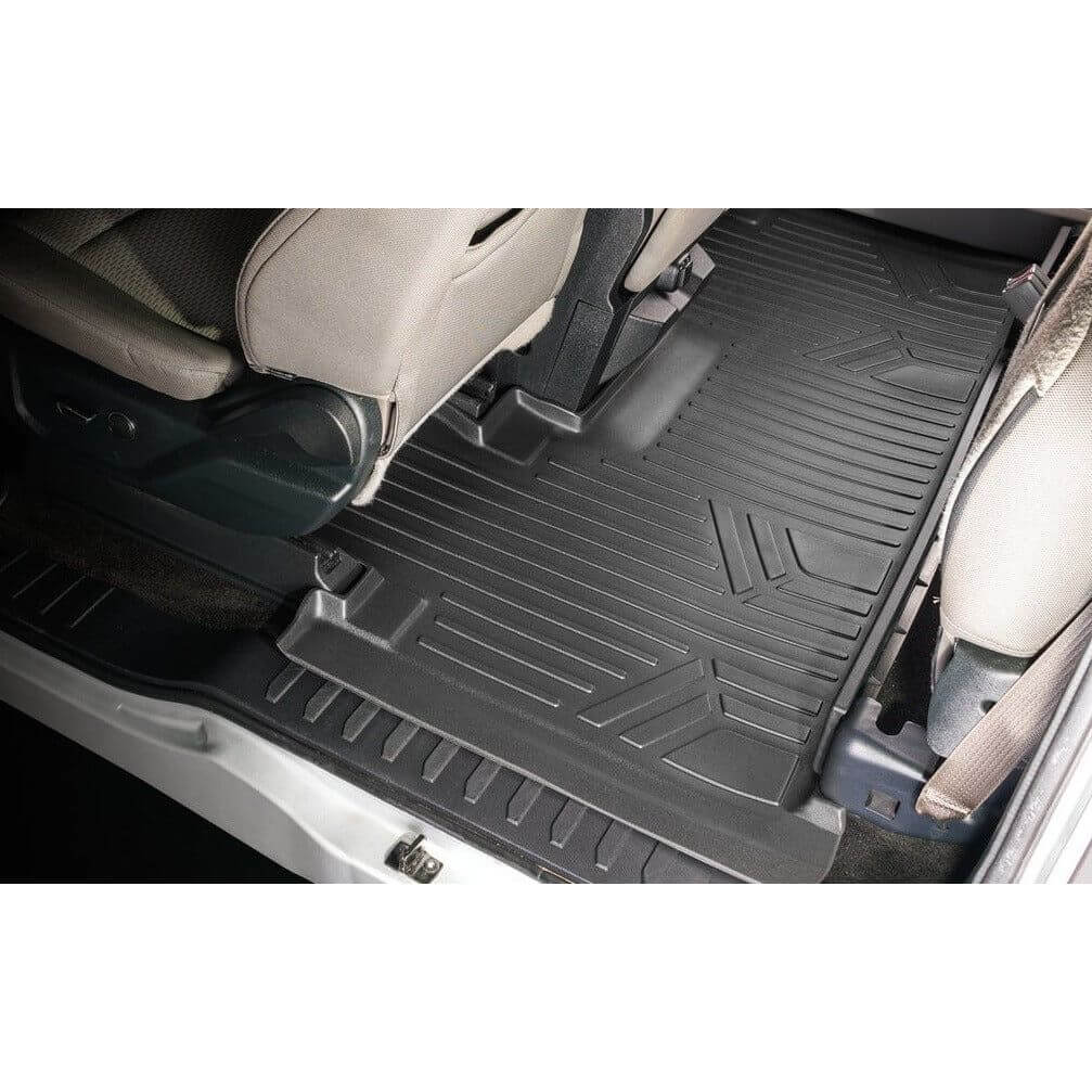 SMARTLINER Custom Fit Floor Liners For 2015-2025 Ford F-150 SuperCab with 1st Row Bench Seat with Vinyl Flooring Smartliner USA