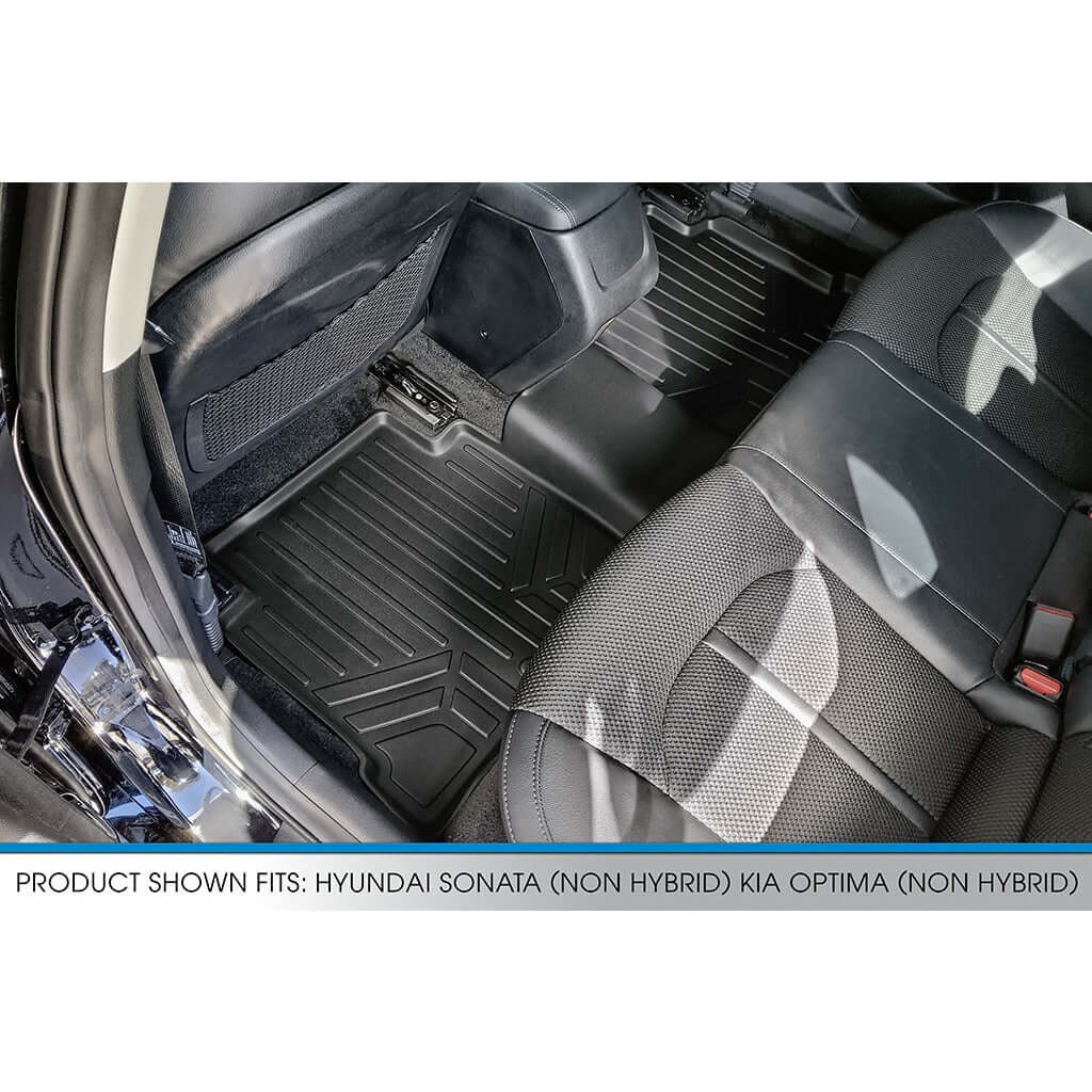 SMARTLINER Custom Fit Floor Liners For 2015-2021 Hyundai Sonata/2016-2020 Kia Optima (Non Hybrid) Smartliner USA