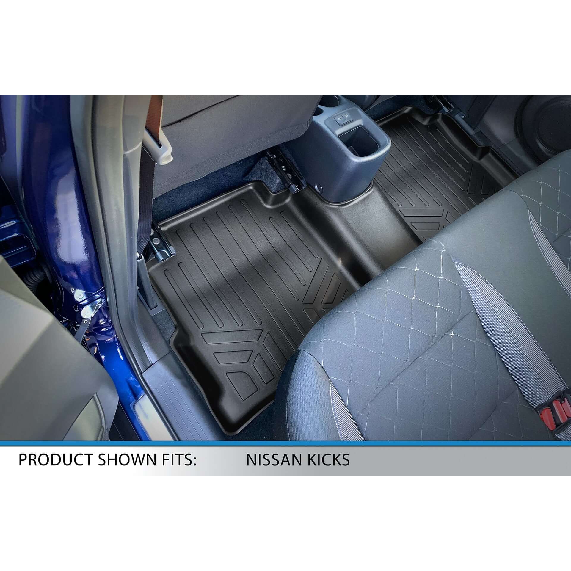 SMARTLINER Custom Fit Floor Liners For 2018-2024 Nissan Kicks Smartliner USA