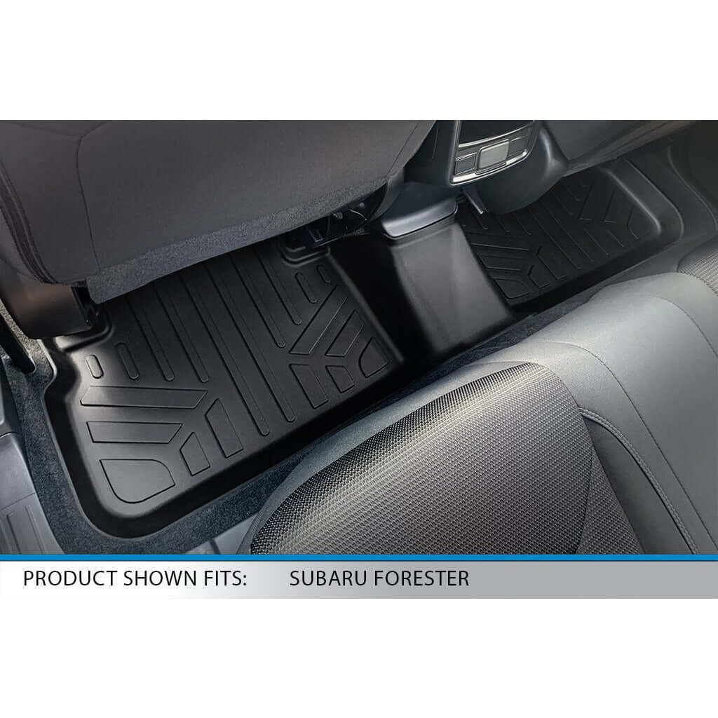 SMARTLINER Custom Fit Floor Liners For 2019-2024 Subaru Forester/Forester Wilderness With Subwoofer Smartliner USA