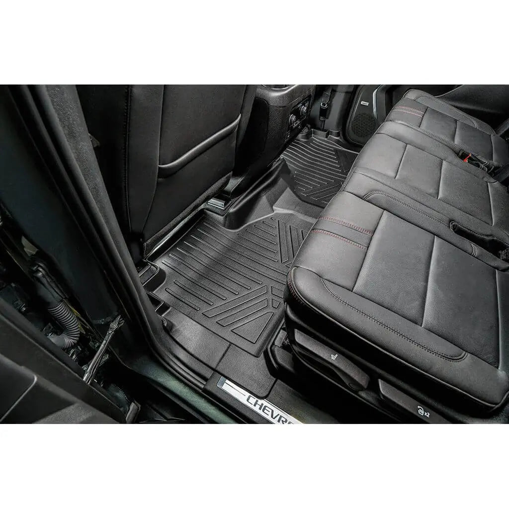 SMARTLINER Custom Fit Floor Liners For 2021-2025 Cadillac Escalade ESV with 2nd Row Bench Seat Smartliner USA