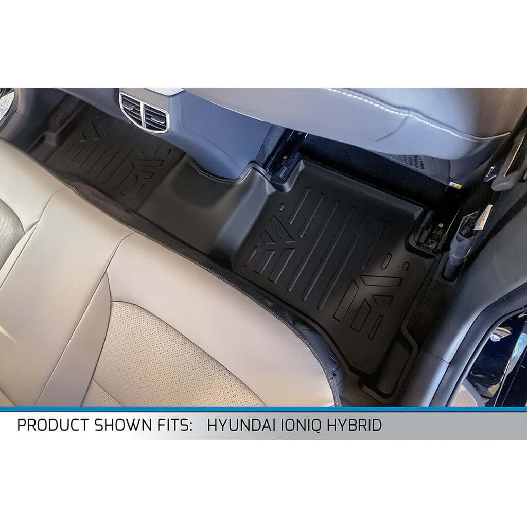 SMARTLINER Custom Fit Floor Liners For 2017-2022 Hyundai IONIQ Hybrid (Does Not Fit Electric Models) Smartliner USA