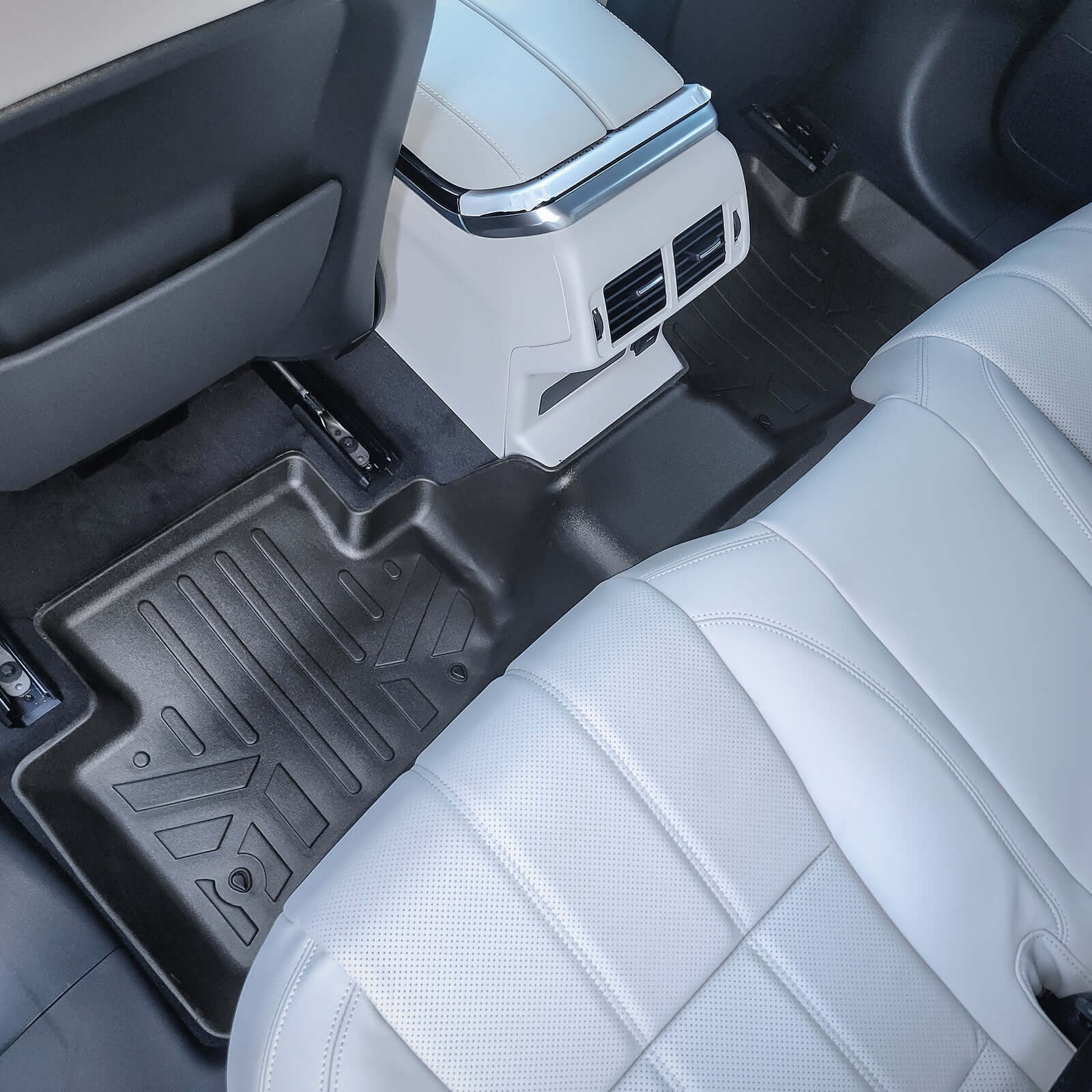 SMARTLINER Custom Fit Floor Liners For 2021-2025 Land Rover/Range Rover Velar with Full Size Spare Tire Smartliner USA