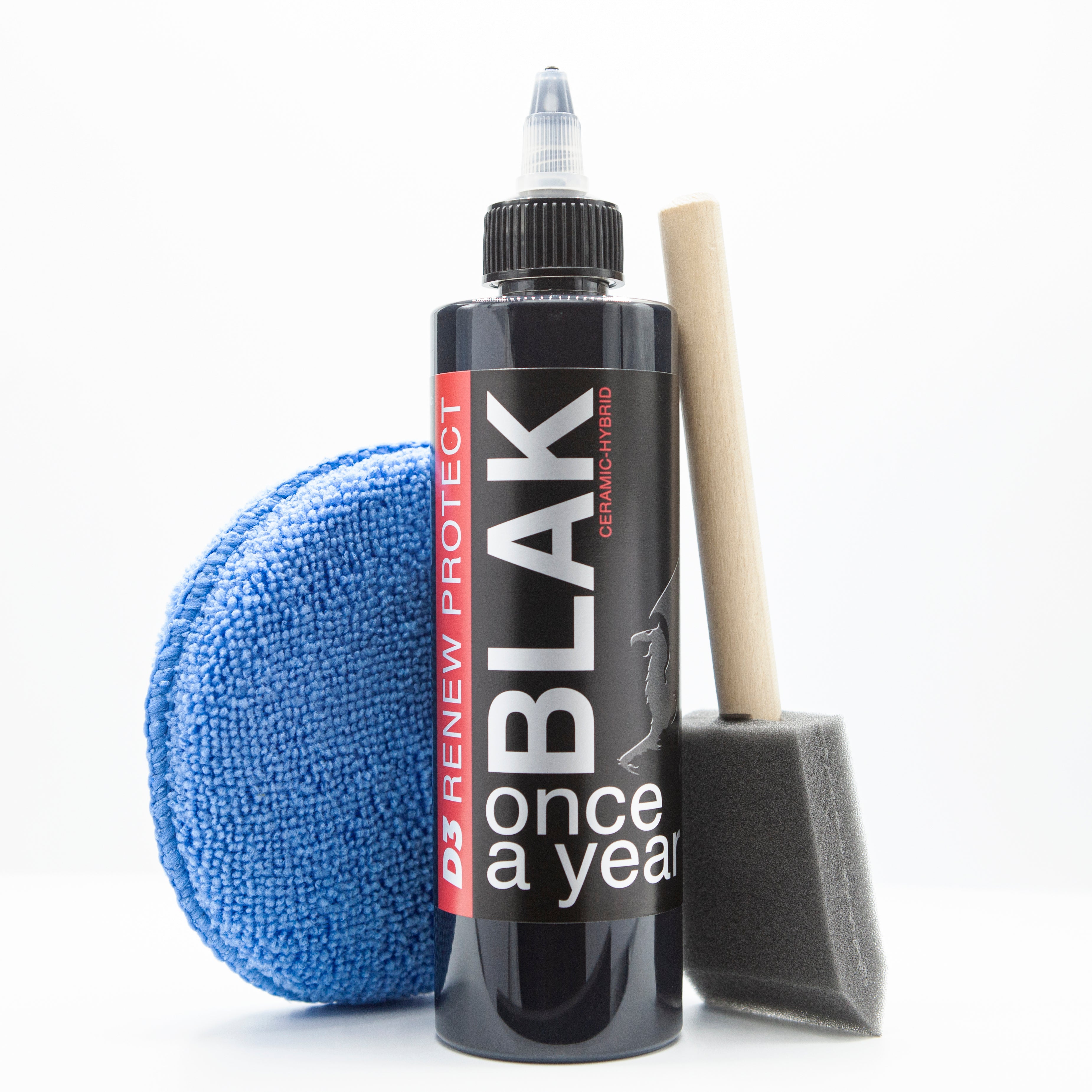 BLAK Full Kit, Semi-Permanent Protectant | Ceramic Hybrid OEM Restoration, Dry Rot Prevention, Car, RV, Aircraft, Motorcycle, ATV & Golf Cart | DRY-SEAL SAFE! D3 RENEW PROTECT