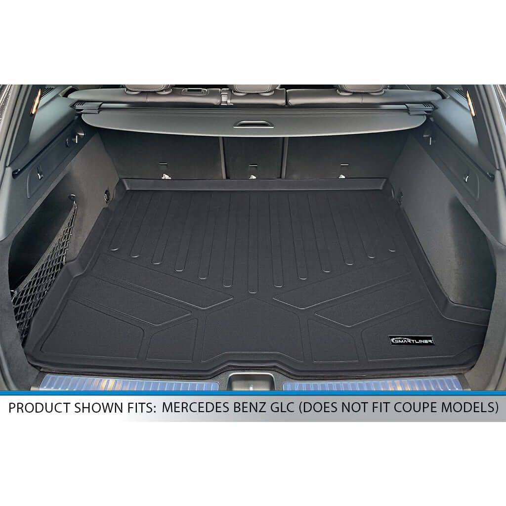 SMARTLINER Custom Fit Floor Liners For 2016-2024 Mercedes Benz GLC SUV Models Only Smartliner USA