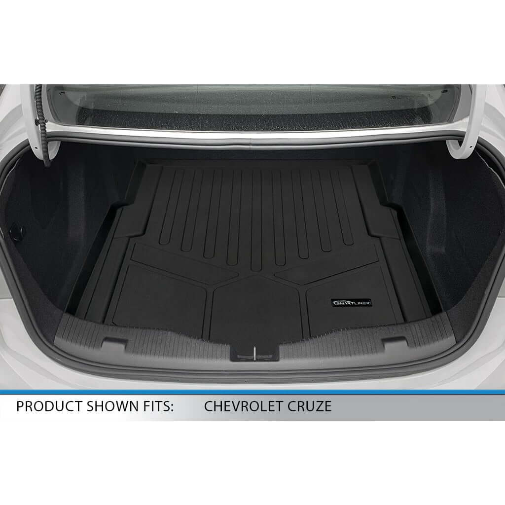 SMARTLINER Custom Fit Floor Liners For 2016-2020 Chevrolet Cruze Sedan with Spare Tire Smartliner USA