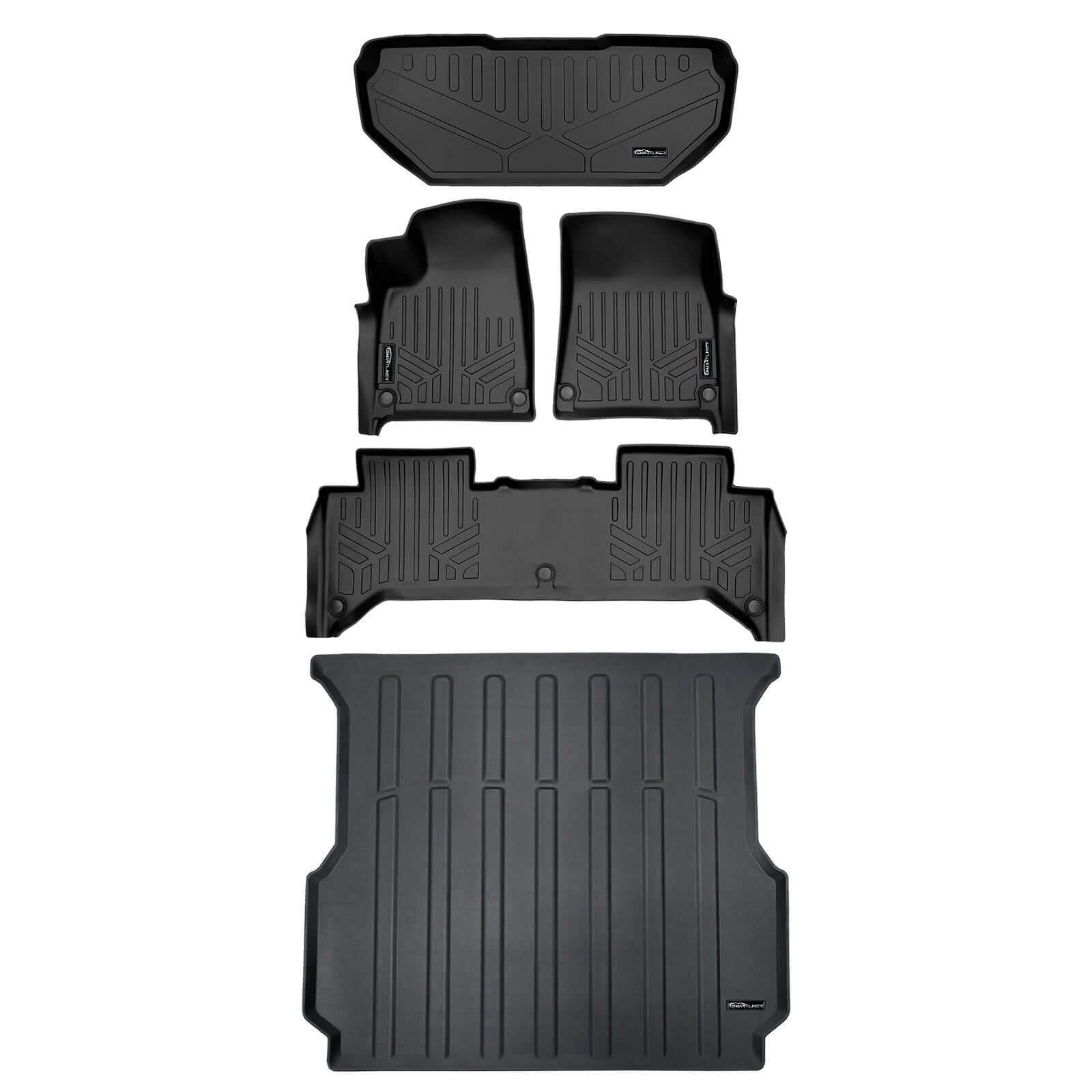 SMARTLINER Custom Fit Floor Liners For 2022-2024 Rivian R1T Smartliner USA