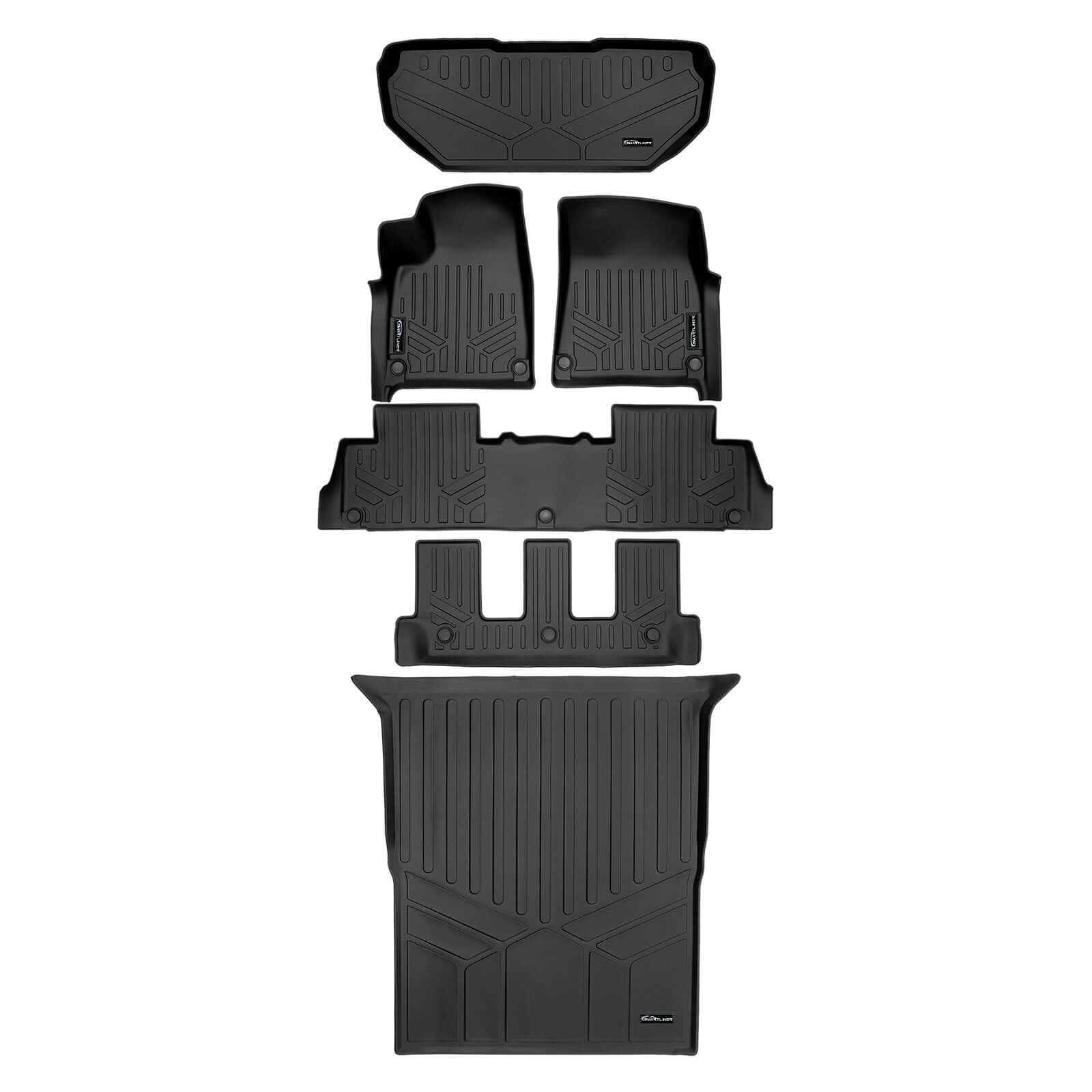 SMARTLINER Custom Fit Floor Liners For 2022-2024 Rivian R1S Smartliner USA