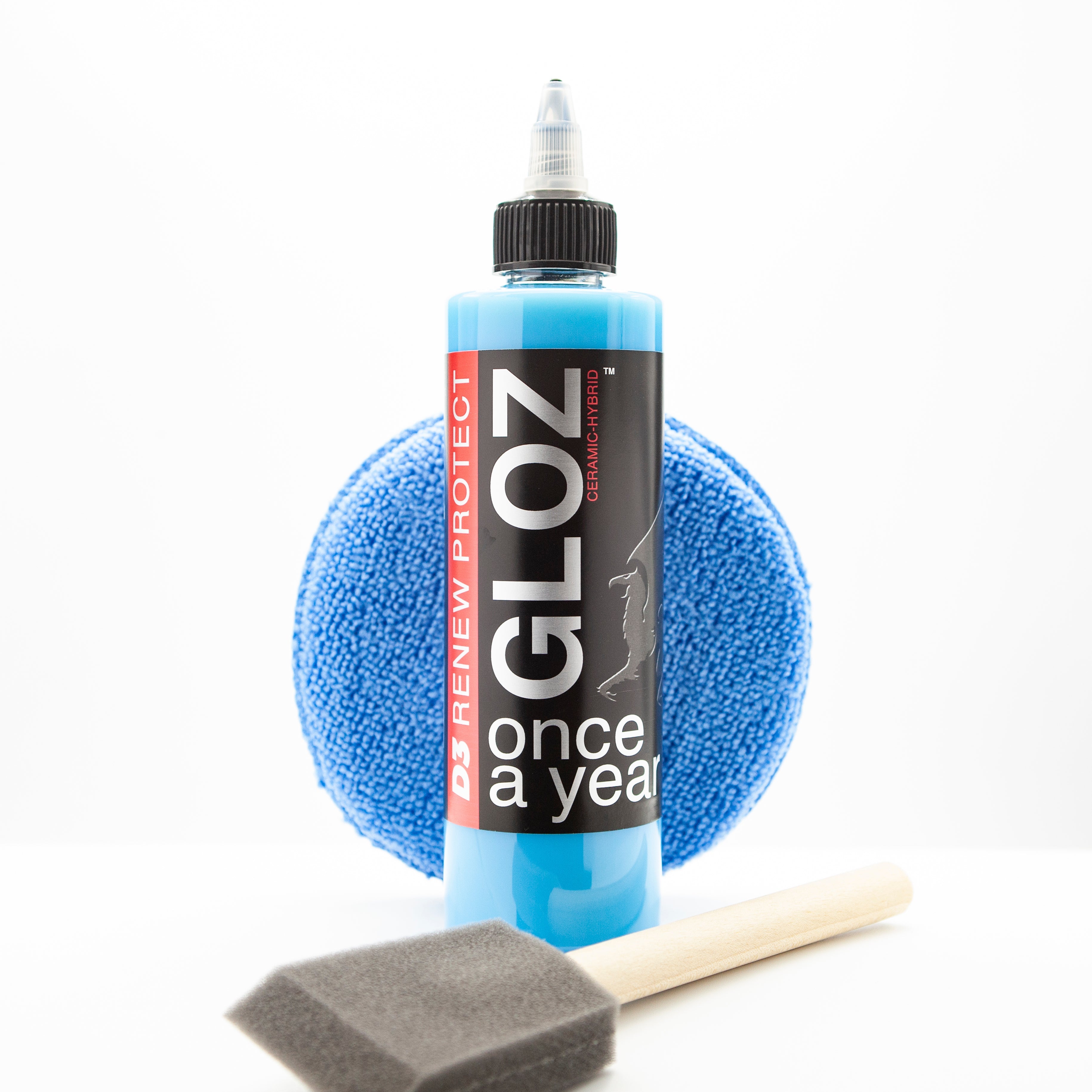 GLOZ Full Kit, Semi-Permanent Protectant | Ceramic Hybrid OEM Restoration, Dry Rot Prevention, Car, RV, Aircraft, Motorcycle, ATV & Golf Cart DRY-SEAL SAFE! D3 RENEW PROTECT