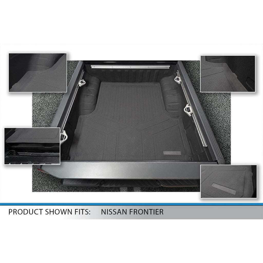 SmartCoverage™ Custom Fit Floor Liners For 2004-2021 Nissan Frontier (Crew Cab Short Bed)- K0121 Smartliner USA