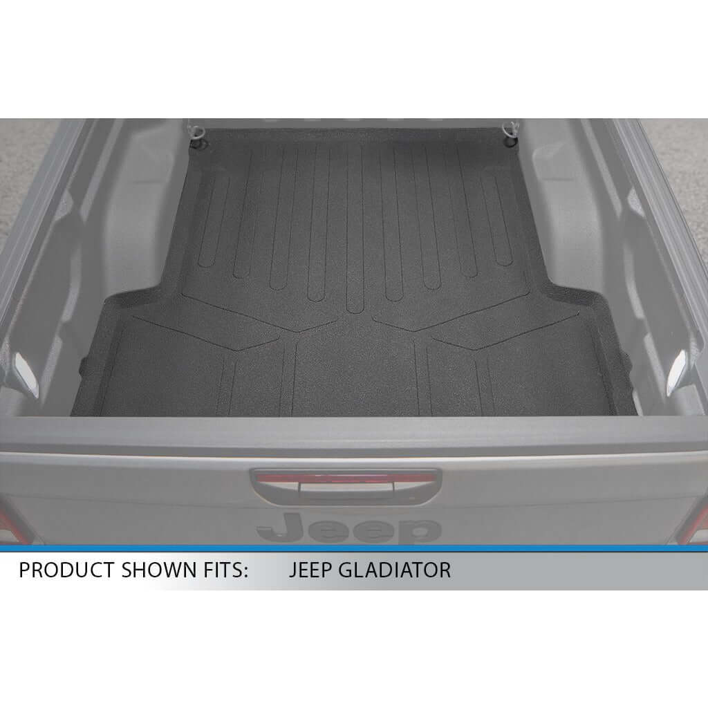 SmartCoverage™ Custom Fit Floor Liners For 2020-2025 Jeep Gladiator Crew Cab (5' Bed Size Only)- K0459 Smartliner USA