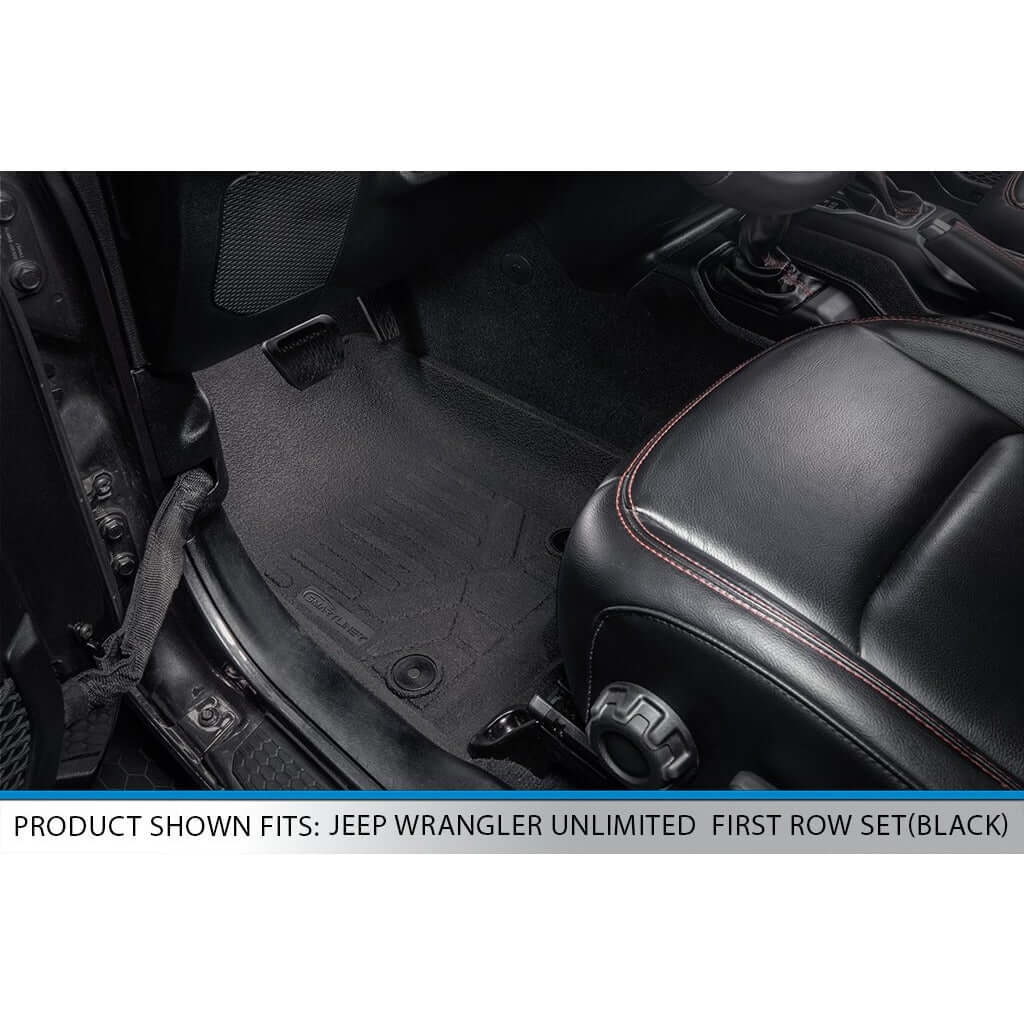 SMARTLINER Custom Fit Floor Liners For 2018-2024 Jeep Wrangler Unlimited Smartliner USA