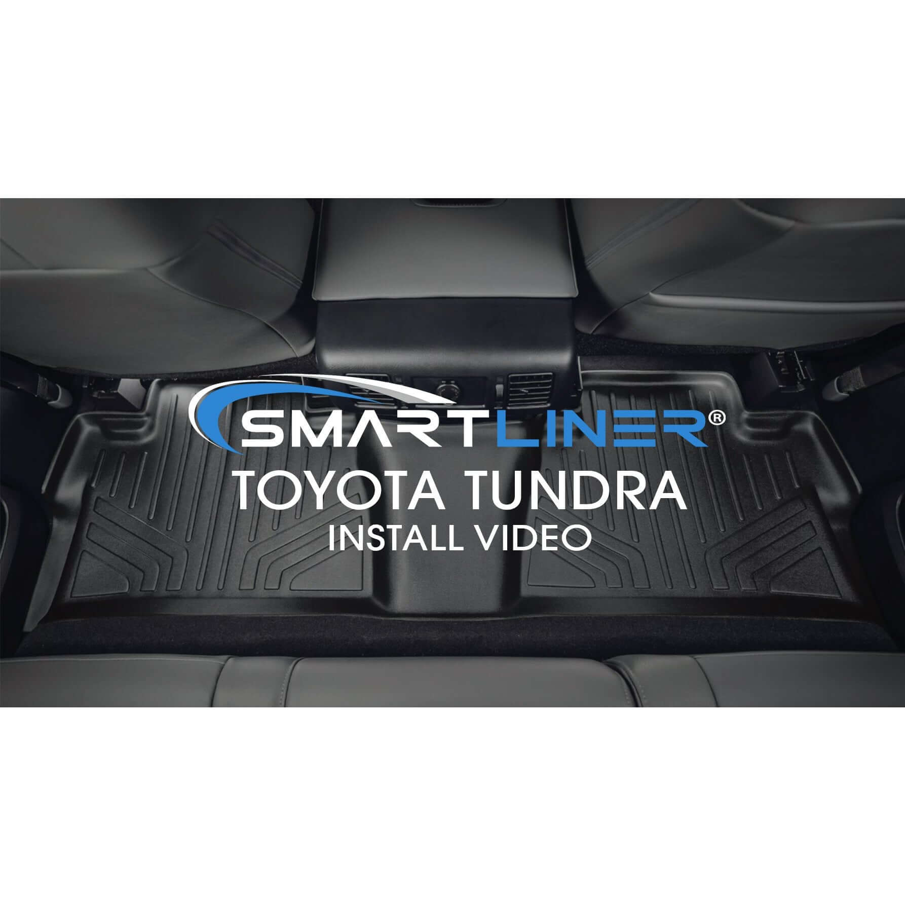 SMARTLINER Custom Fit Floor Liners For 2014-2021 Toyota Tundra Double Cab (with Coverage Under 2nd Row Seat) Smartliner USA