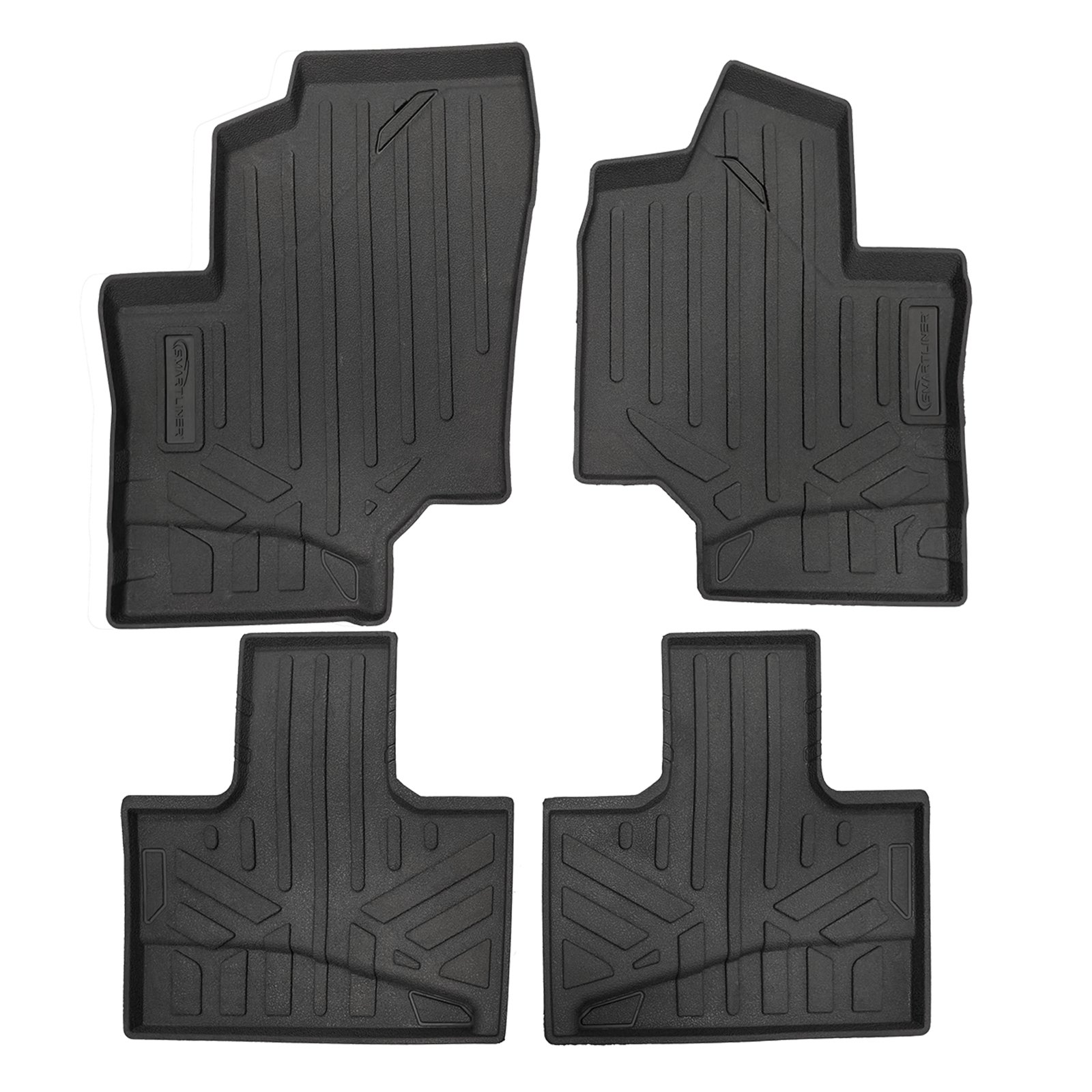 SMARTLINER Custom Fit Rugged Rubber Floor Liners For 2019-2025 Can-Am Commander (4 Seater) Smartliner USA