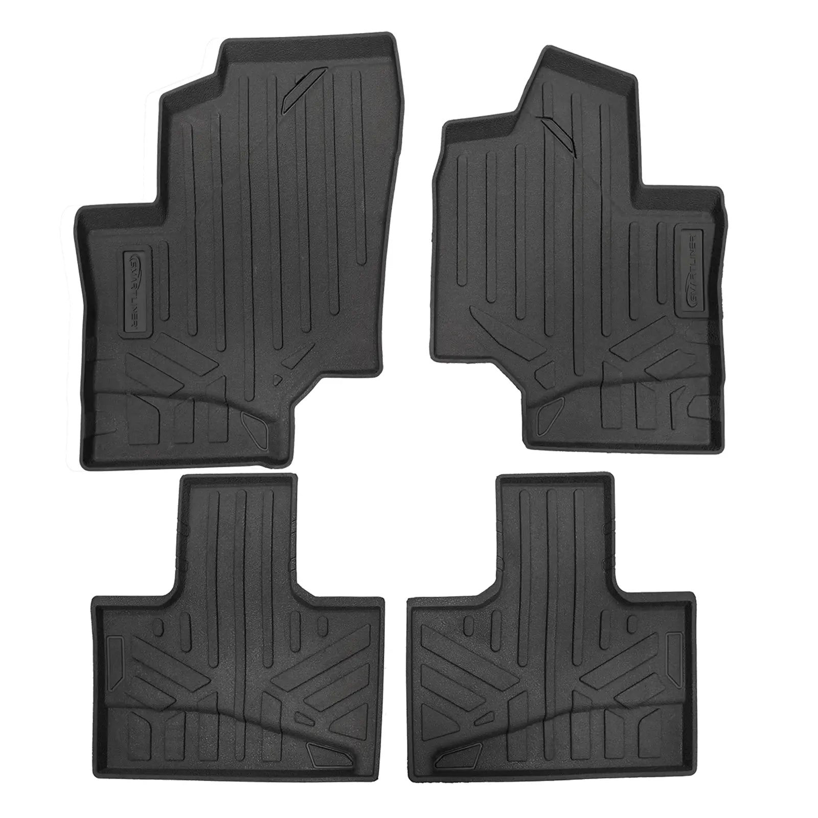 SMARTLINER Custom Fit Rugged Rubber Floor Liners For 2019-2025 Can-Am Commander (4 Seater) Smartliner USA