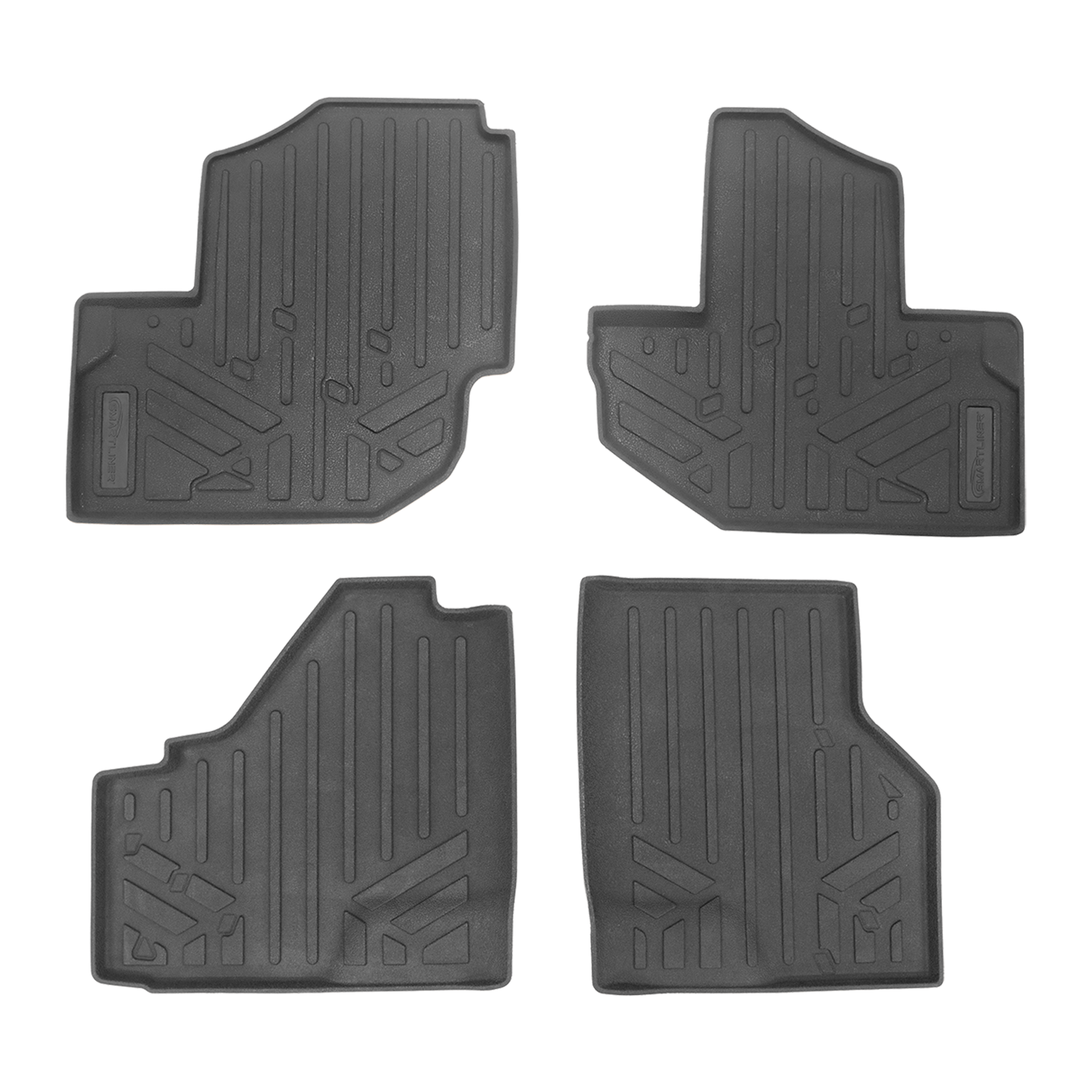 SMARTLINER Custom Fit Rugged Rubber Floor Liners For 2020-2025 Kawasaki TERYX 4 (4-Seater) Smartliner USA