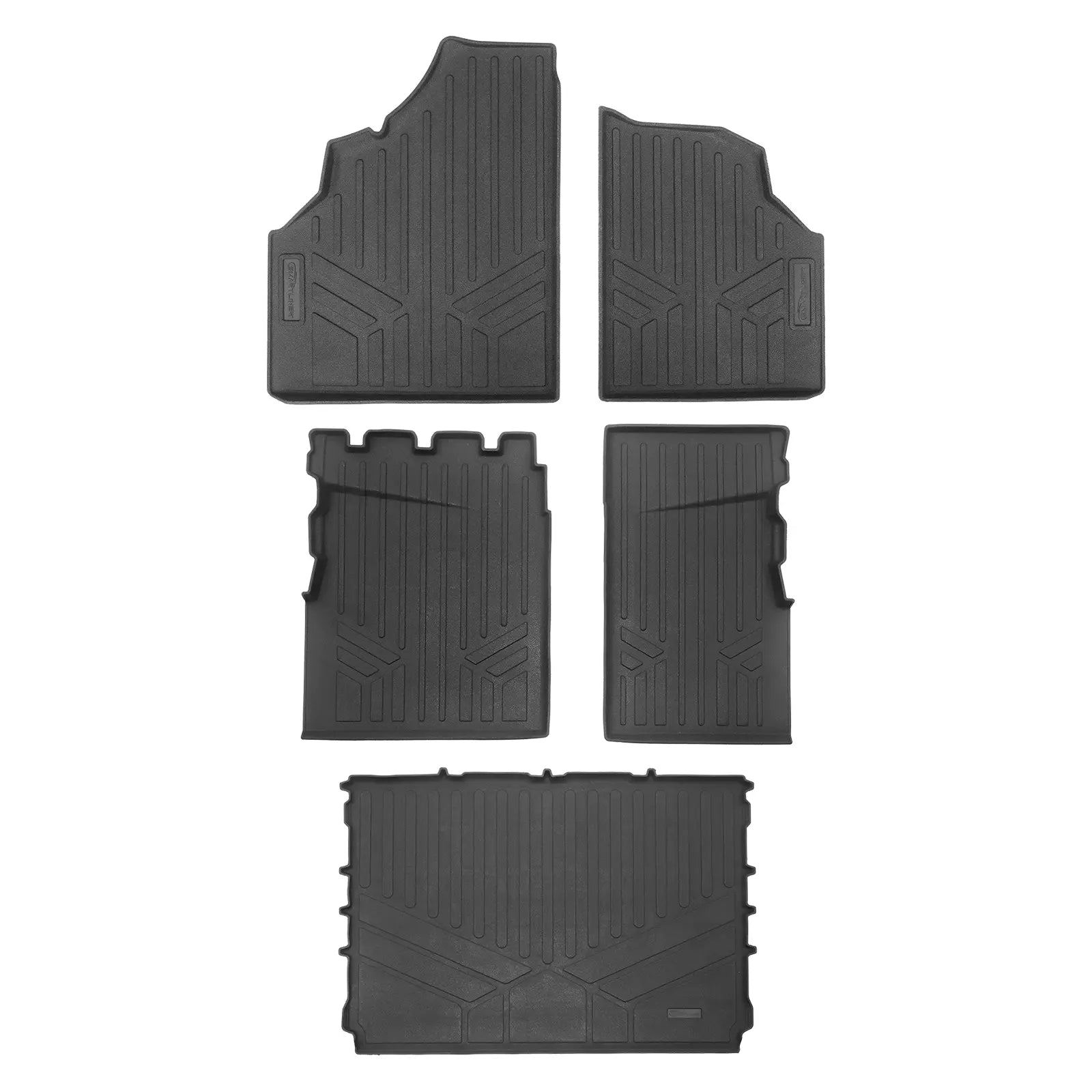 SMARTLINER OUTDOORS™ Custom Fit Rugged Rubber Floor Liners For 2016-2025 Can-Am Defender (6 Seater) Smartliner USA