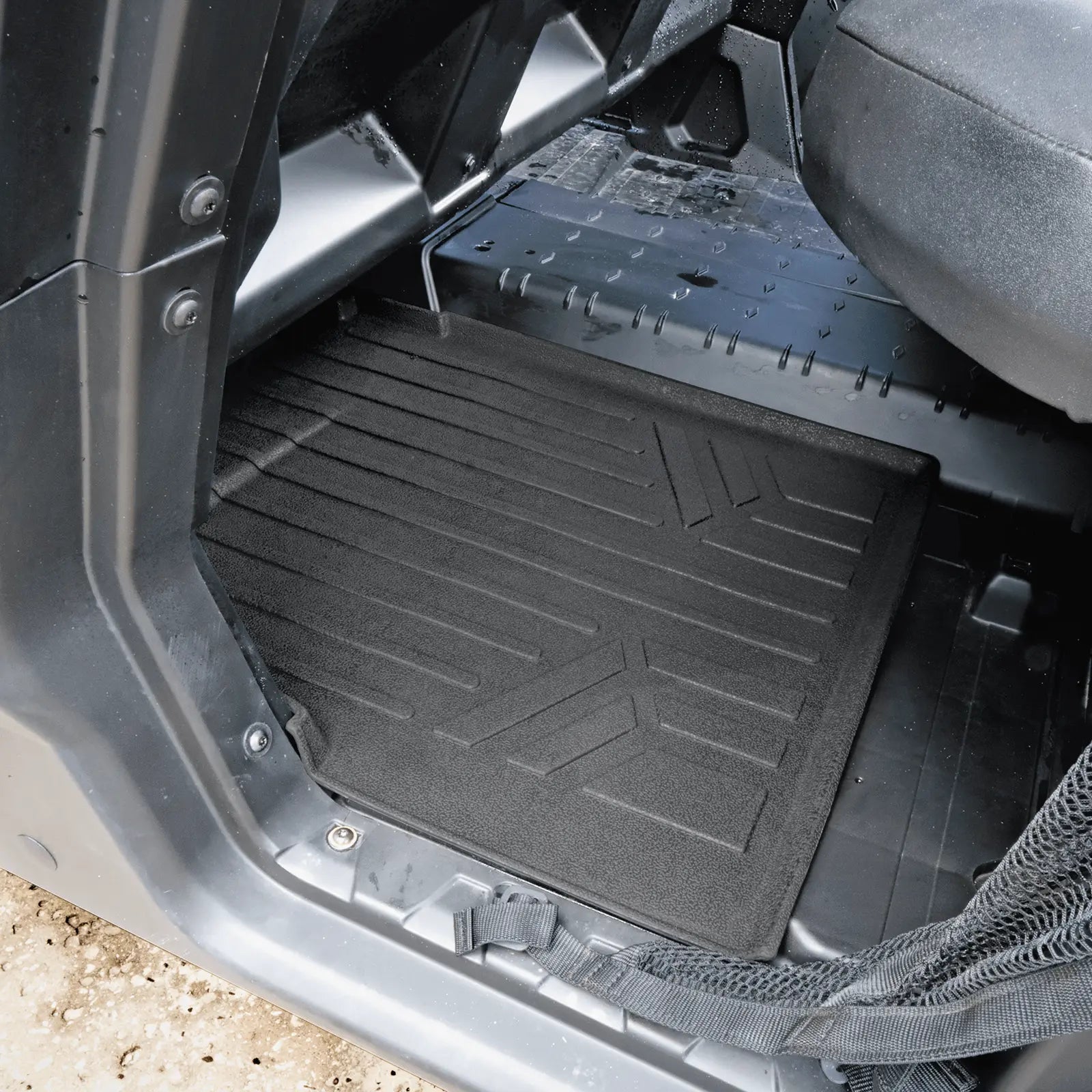 SMARTLINER OUTDOORS™ Custom Fit Rugged Rubber Floor Liners For 2016-2025 Can-Am Defender (6 Seater) Smartliner USA