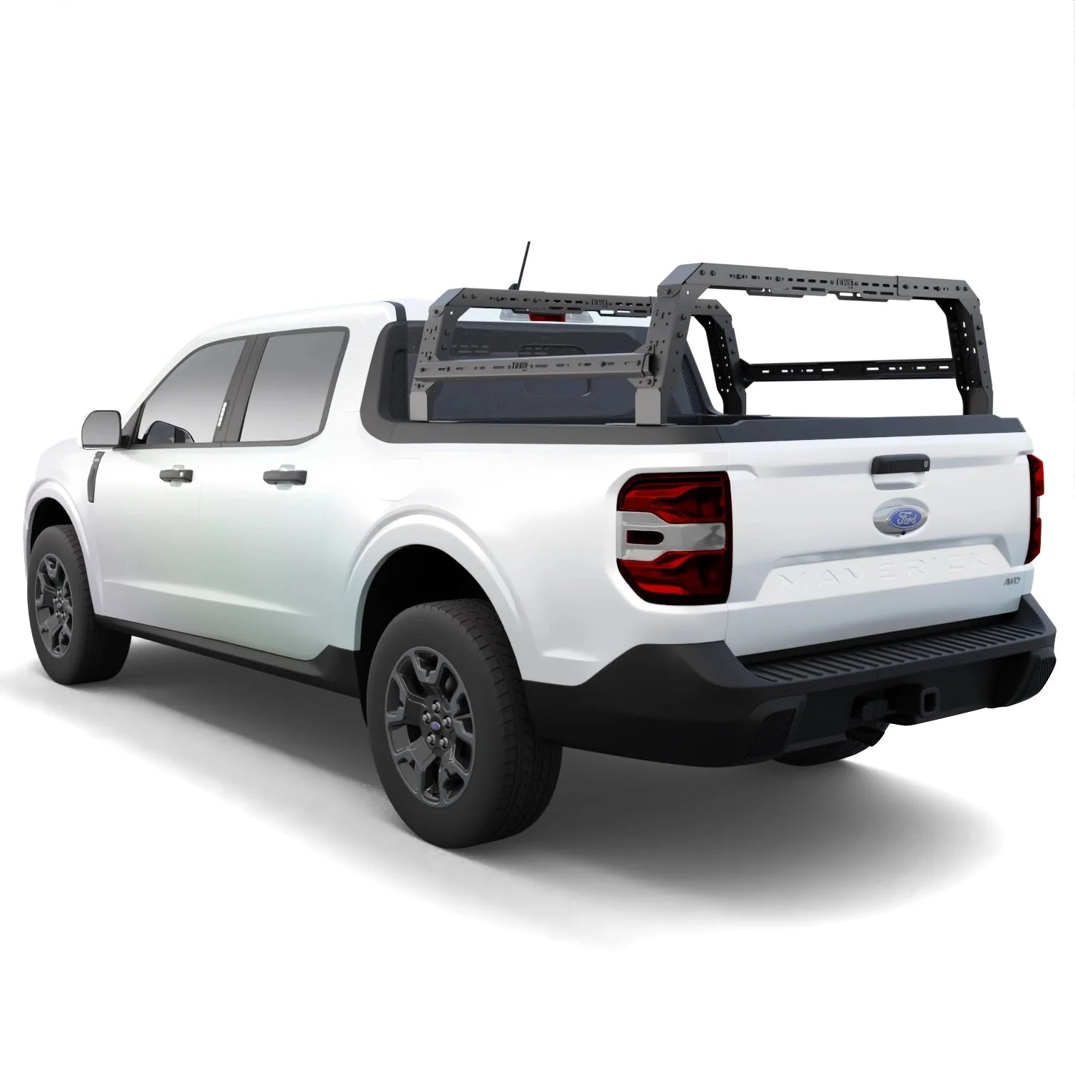 Ford Maverick 4CX Series Shiprock Height Adjustable Bed Rack 17" to 20" TUWA PRO®️