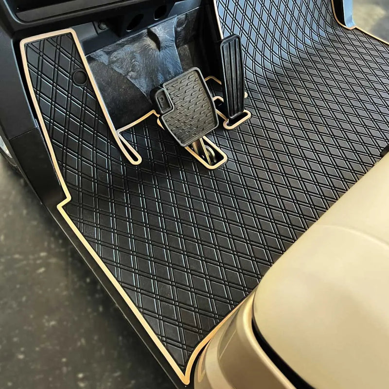 XTREME MATS ADDS BEIGE TO THEIR GOLF CART FLOOR MAT COLOR OPTIONS