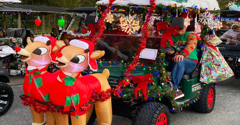 Xtreme Mats- Jingle All the Way: Christmas Decorating Ideas for Your Golf Cart