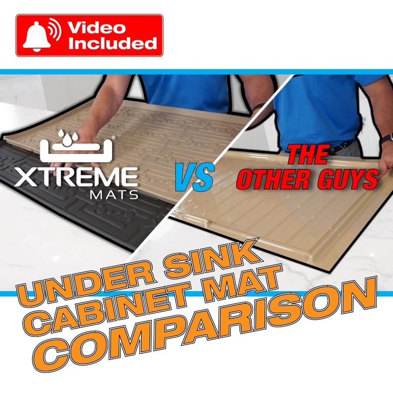 Xtreme Mats- Under Sink Cabinet Mat Buyer’s Guide: Features, Benefits, Pros and Cons (With Videos)