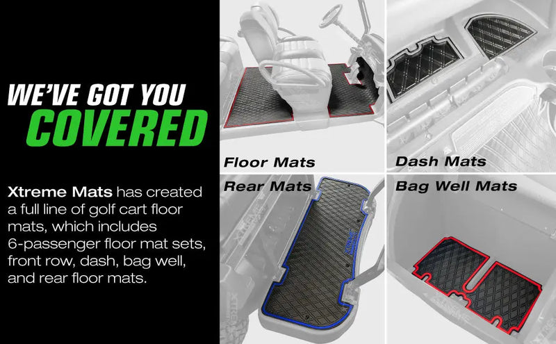 Xtreme Mats: The Hottest Accessory for Golf Carts, Moke Electric Vehicles, and UTVs/SXS!