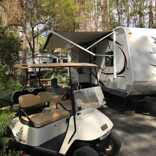 Xtreme Mats- 3 Reasons Why RVs and Golf Carts Are Meant for Each Other + 5 Golf Cart Essentials You Need