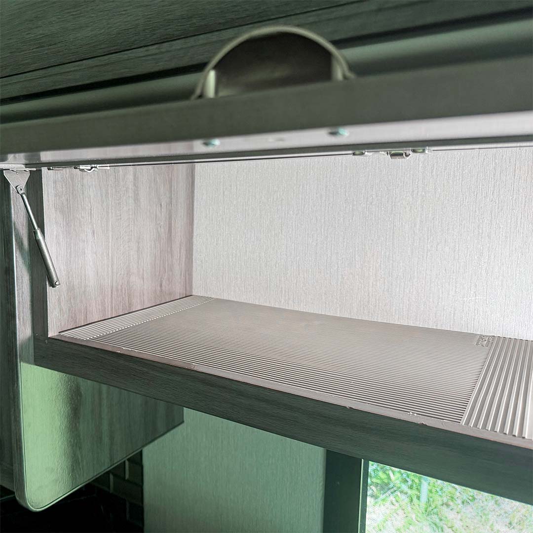 Grey Color - Drawer Liner Trimmable Mat – Non-Slip, Easy-to-Cut, and Durable Protection for Drawers and Shelves 