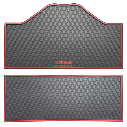 Epic E40FX Golf Cart Floor Mat Set - 1st & 2nd Row
