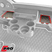 Red trim- E-Z-GO RXV Dash Mat - Fits RXV Trims (2009 - 2022) - PRO Series