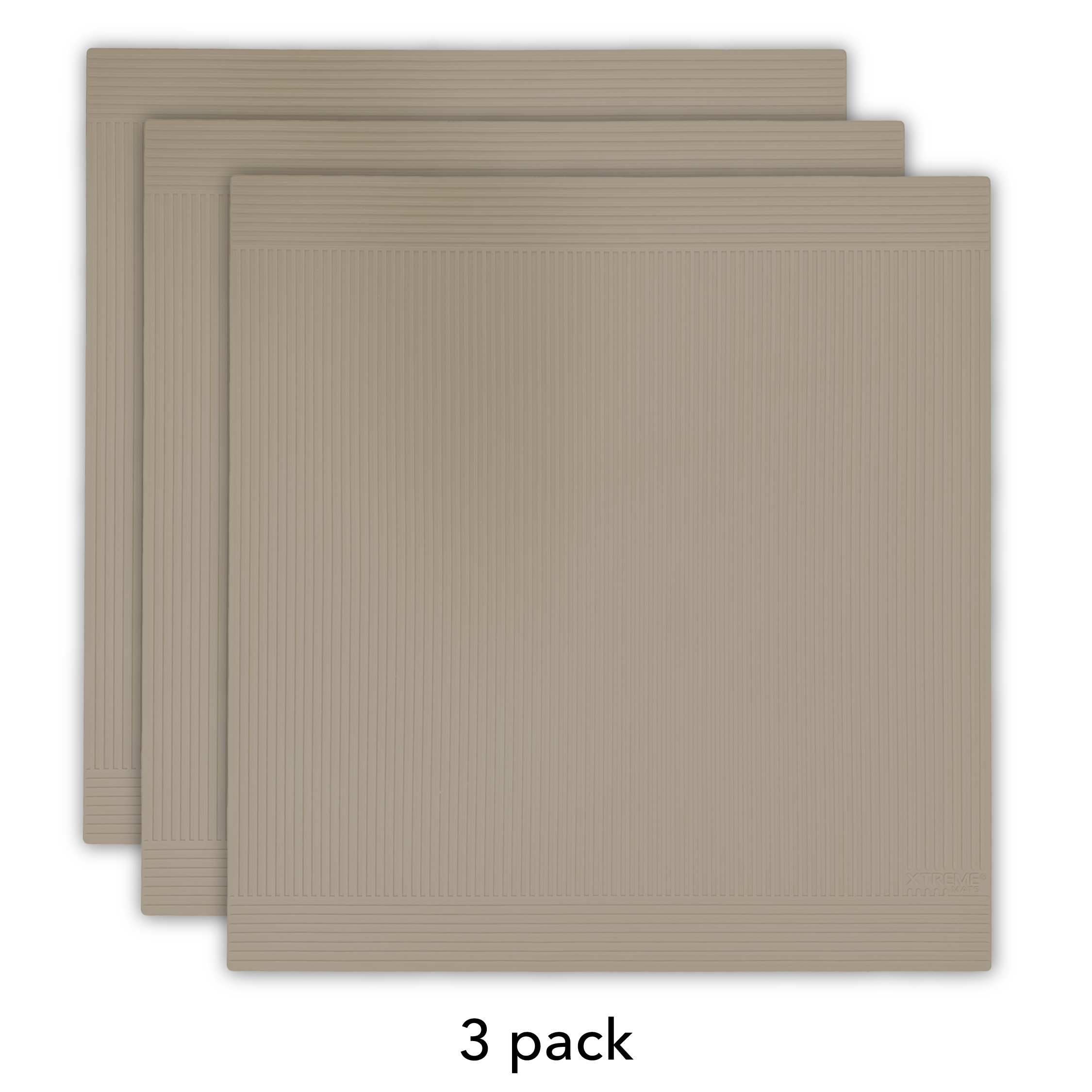 Beige Color - Drawer Liner Trimmable Mat – Non-Slip, Easy-to-Cut, and Durable Protection for Drawers and Shelves #color_beige_x3-pack-drawer-mats
