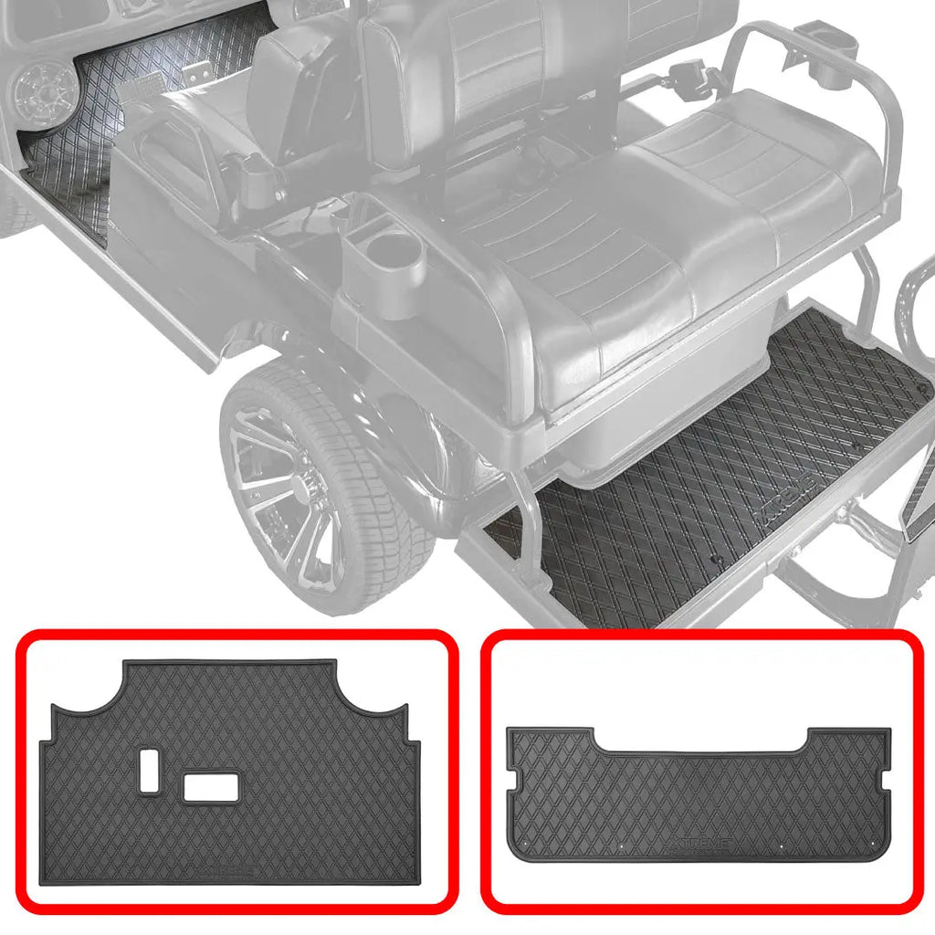 Evolution Golf Cart Floor Mat & Rear Mat Bundle Xtreme Mats