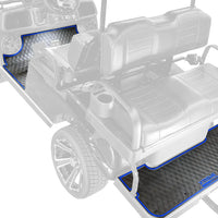 Blue trim- Evolution Floor Mat & Rear Floor Mat Bundle - Fits 2022 & Prior Classic Plus / Classic Pro / Forester / Turfman *Does NOT Fit Some 2023 Models*
