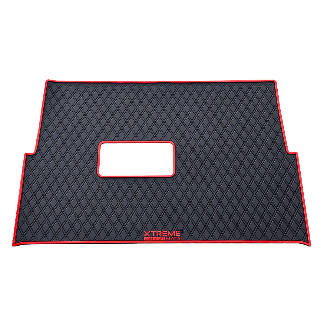 Red trim- Advanced EV Advent 2 / Advent 4 Golf Cart Floor Mat #trim-color_red-trim