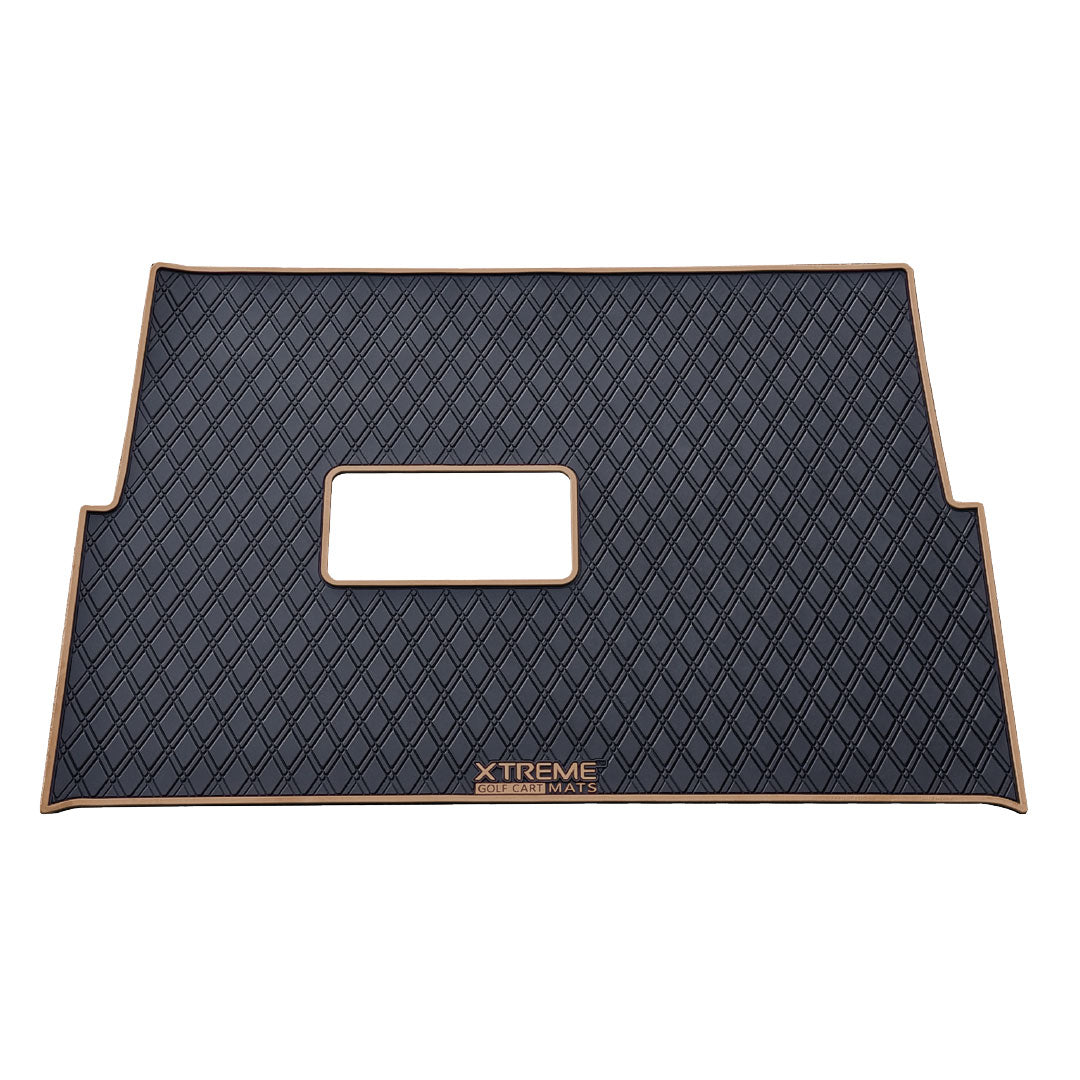 Beige trim- Advanced EV Advent 2 / Advent 4 Golf Cart Floor Mat 