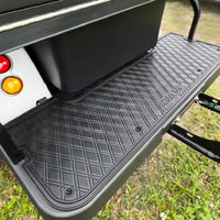 All black Evolution PRO Series Rear Facing Foot Rest Mat - Fits Evolution Classic Plus / Classic Pro / Carrier / Forester
