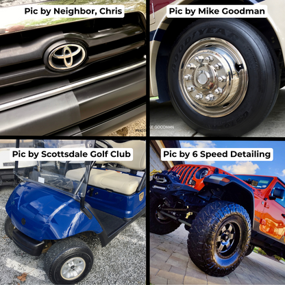 GLOZ Full Kit, Semi-Permanent Protectant | Ceramic Hybrid OEM Restoration, Dry Rot Prevention, Car, RV, Aircraft, Motorcycle, ATV & Golf Cart DRY-SEAL SAFE! D3 RENEW PROTECT