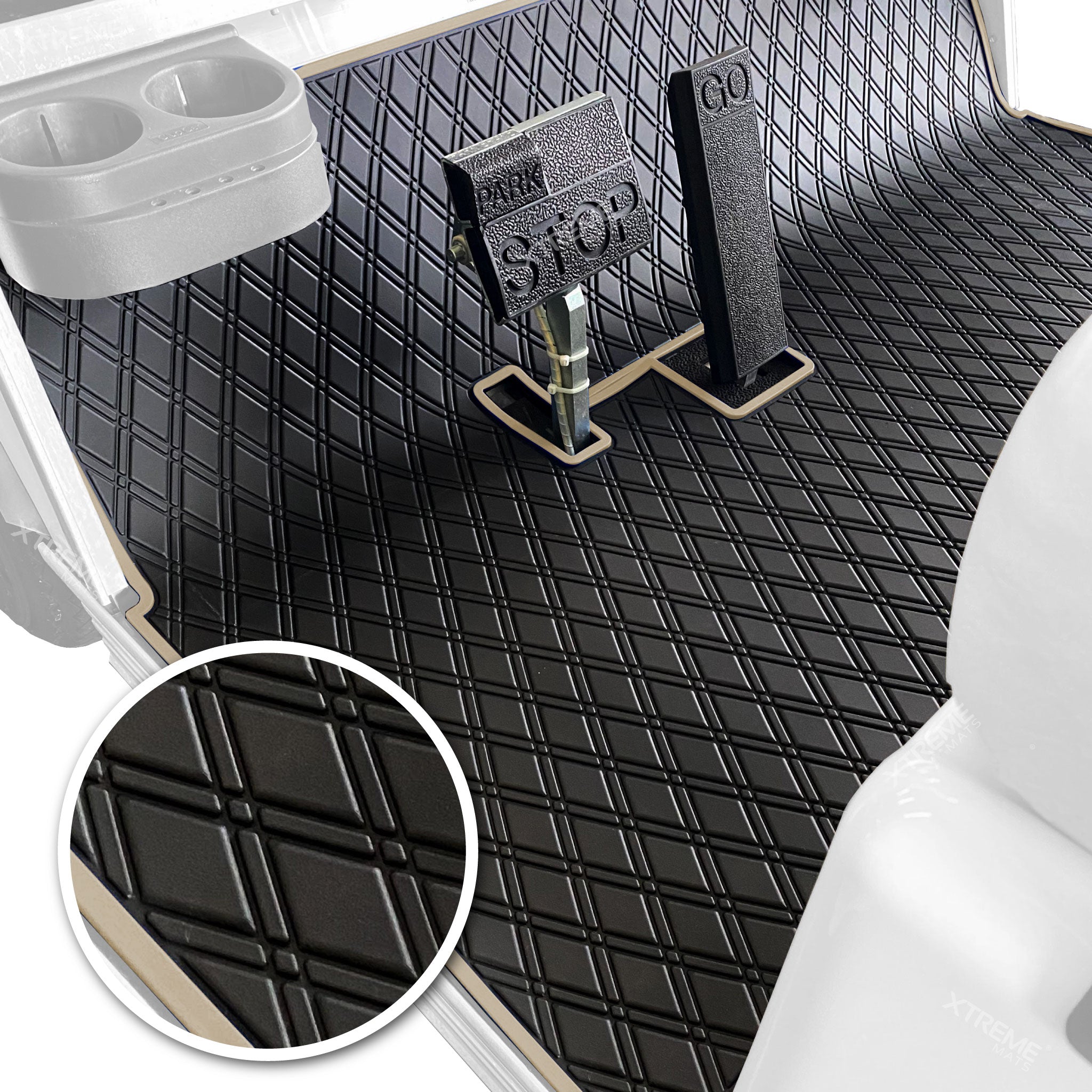 Club Car DS Floor Mat - Fits DS (1982-2013) / Villager (1982-2018)