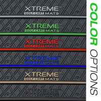 All black, grey, red, blue, green, and beige trim- Evolution Floor Mat & Rear Floor Mat Bundle - Fits 2022 & Prior Classic Plus / Classic Pro / Forester / Turfman *Does NOT Fit Some 2023 Models*