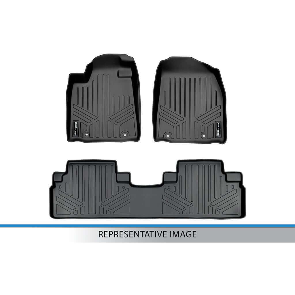 SMARTLINER Custom Fit Floor Liners For for 2016-2020 Tesla Model X Smartliner USA