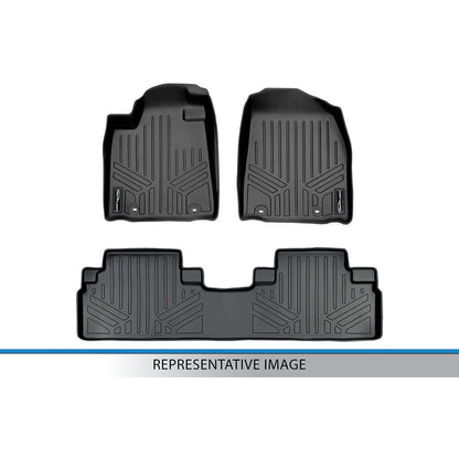 SMARTLINER Custom Fit Floor Liners For for 2016-2020 Tesla Model X Smartliner USA