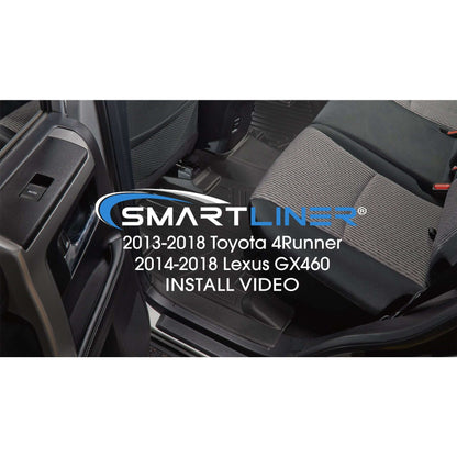 SMARTLINER Custom Fit Floor Liners For 2013-2024 Toyota 4Runner (5 Passenger Model without Sliding Rear Tray) Smartliner USA