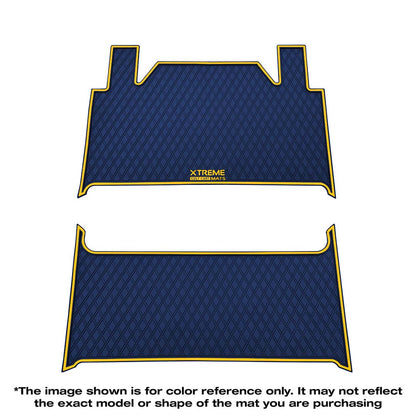 *LIMITED EDITION Collegiate Colors* Denago EV Rover XL Golf Cart Floor Mat Set - 1st & 2nd Row