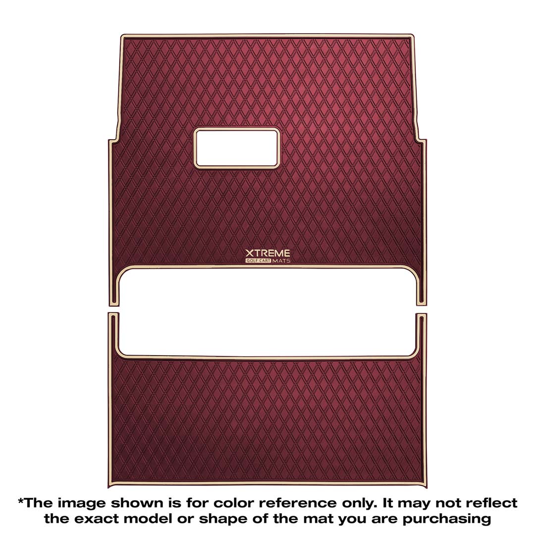 *LIMITED EDITION Collegiate Colors* AdvancedEV Horizon Golf Cart Floor Mat Set - 1st & 2nd Row