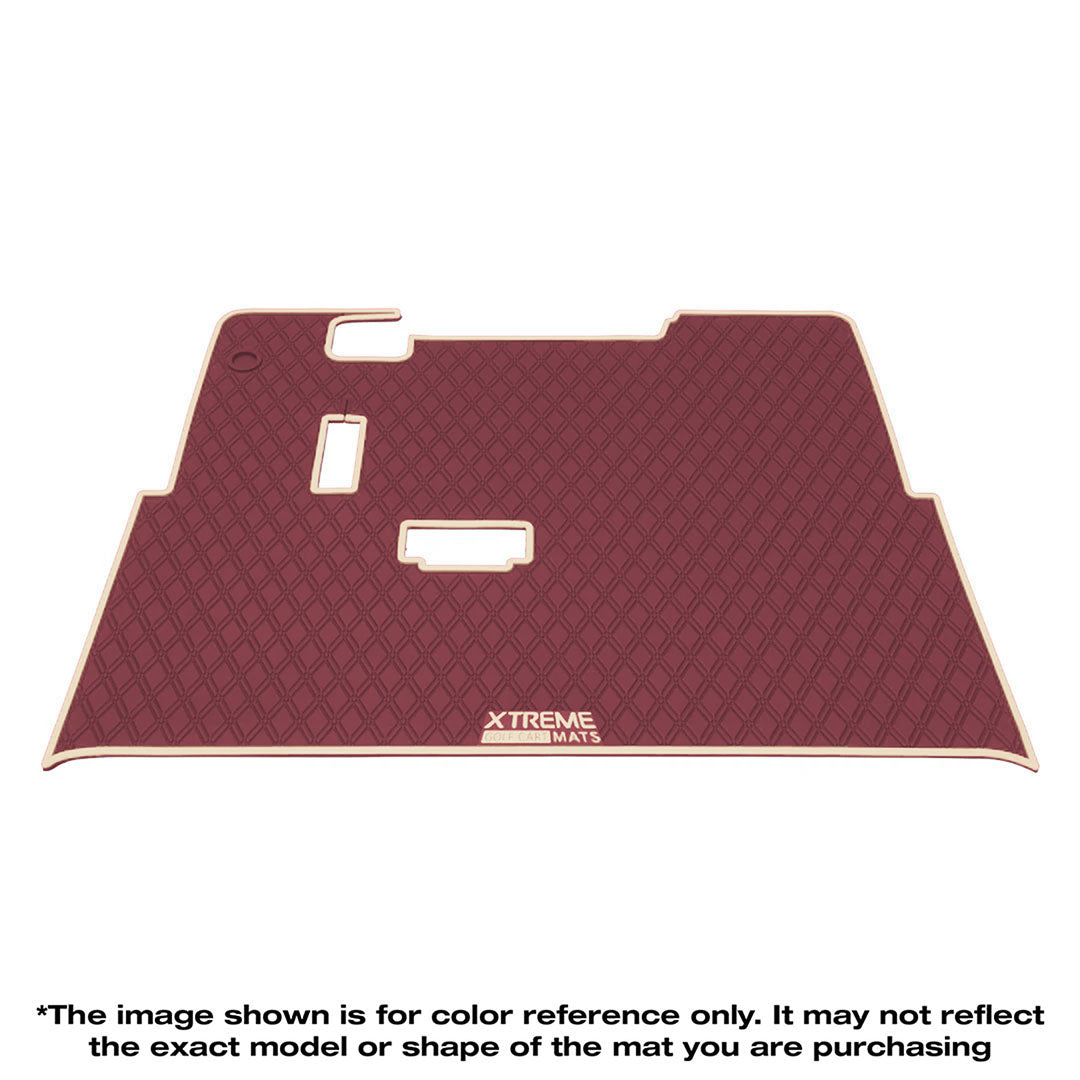 *LIMITED EDITION Collegiate Colors* E-Z-GO TXT Floor Mats - Fits All TXT Trims (1996+)/S2 (2020 & earlier) / Workhorse/Express S4 (2020 & earlier)/Valor (2022 & earlier)/Medalist 1993-1995/Cushman/TXT Style Navitas Frame