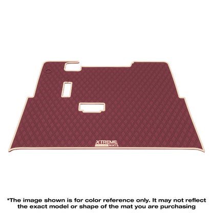 *LIMITED EDITION Collegiate Colors* E-Z-GO TXT Floor Mats - Fits All TXT Trims (1996+)/S2 (2020 & earlier) / Workhorse/Express S4 (2020 & earlier)/Valor (2022 & earlier)/Medalist 1993-1995/Cushman/TXT Style Navitas Frame
