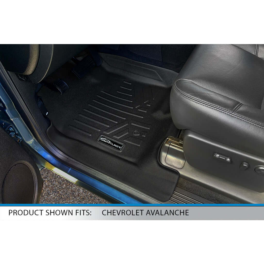 SMARTLINER Custom Fit Floor Liners For 2007-2013 Chevrolet Avalanche Smartliner USA