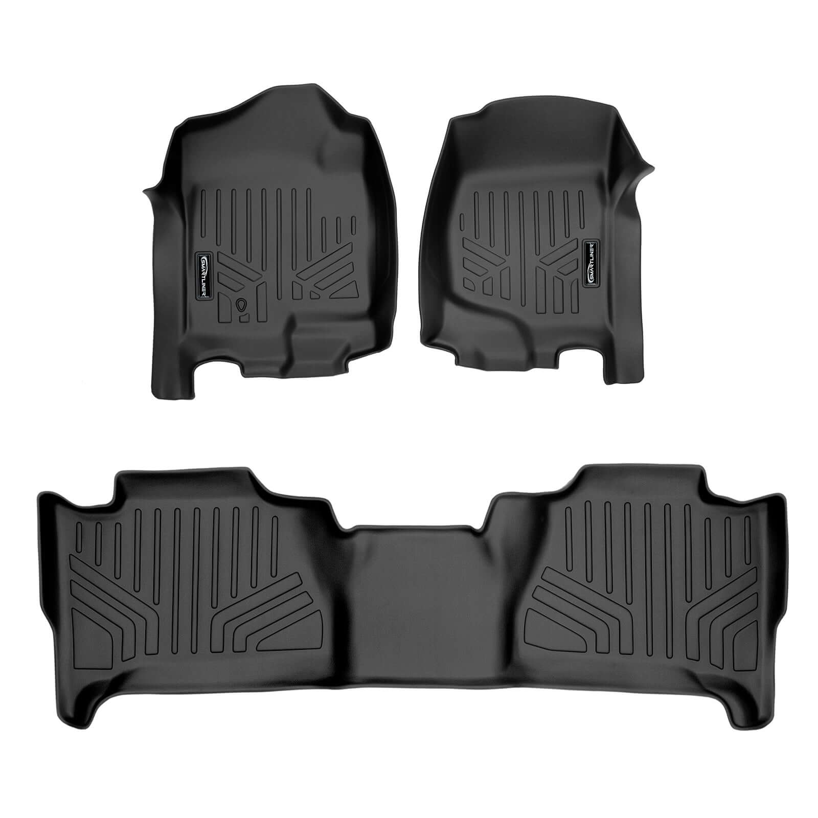 SMARTLINER Custom Fit Floor Liners For 2007-2014 Cadillac Escalade (No Hybrid Models) Smartliner USA