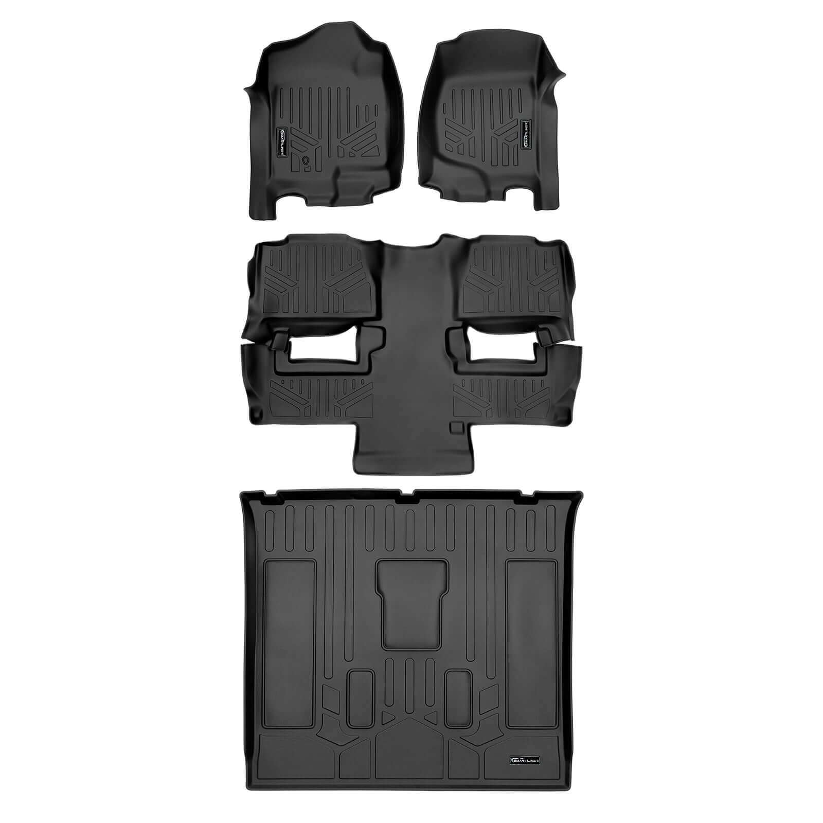 SMARTLINER Custom Fit Floor Liners For 2011-2014 Tahoe / Yukon Smartliner USA